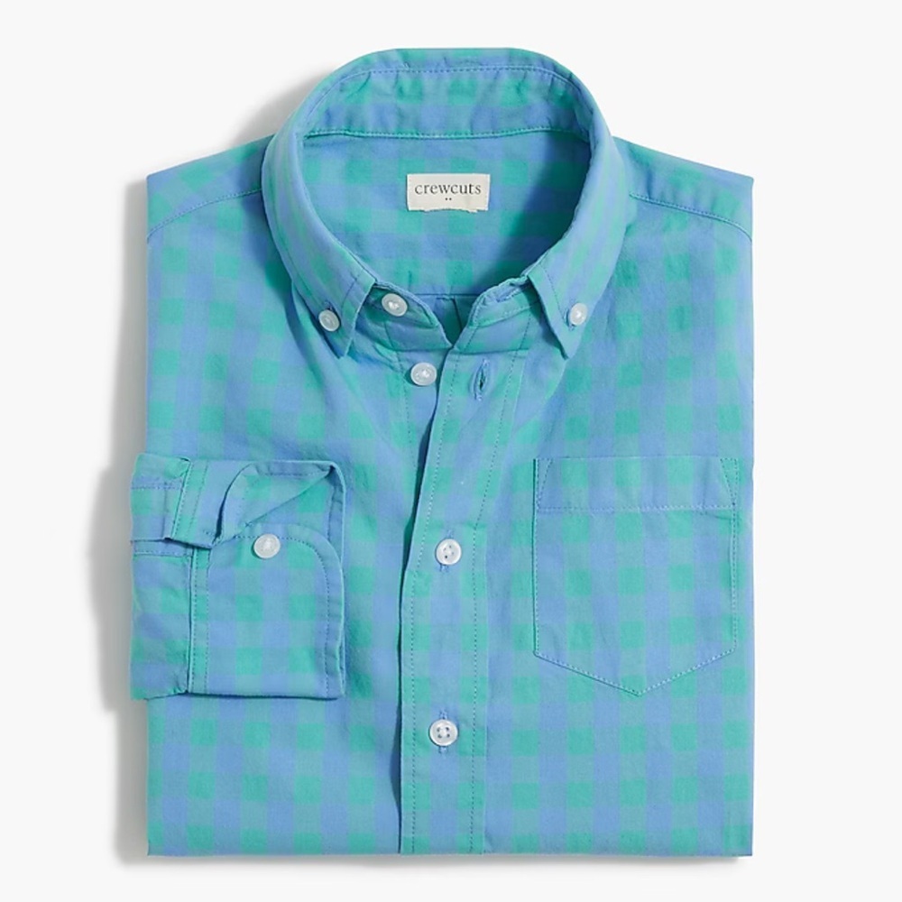 New Boys' long-sleeve washed shirt